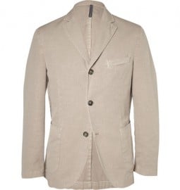 Incotex Slim-fit Garment-dyed Cotton Blazer