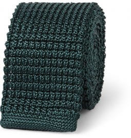 Lanvin Knitted Silk Tie