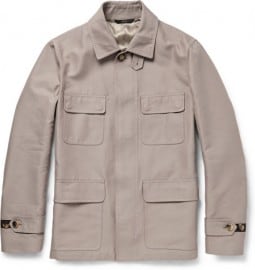 Brioni Cotton And Silk-blend Field Jacket