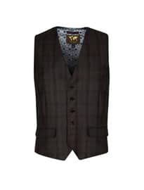 Ted Baker Slowast Deluxe Check Suit Waistcoat