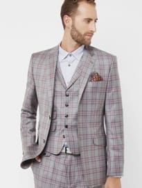 Ted Baker Endurance Regislj Sterling Checked Jacket