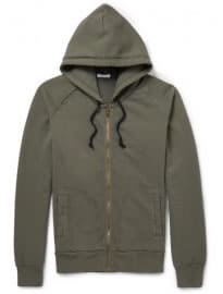 Tomas Maier Loopback Cotton-jersey Hoodie