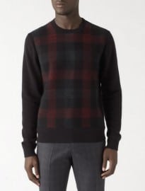 Jigsaw Needle Punch Merino Crew Neck Jumper