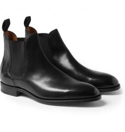 John Lobb Leather Chelsea Boots