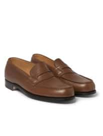 J.m. Weston 180 The Mocassin Leather Loafers