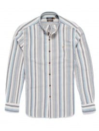 Farah Vintage Oxford Shirt With Stripe