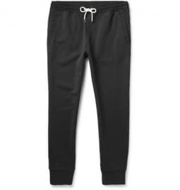 Club Monaco Woven-trim Loopback Cotton Sweatpants