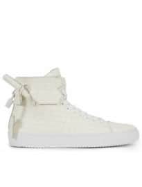 Buscemi 125mm Crocodile Effect Hi-top Trainers Sc95899