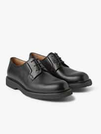 A.p.c. Polished-leather Derby Shoes