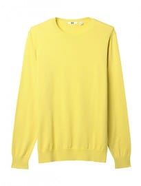 Uniqlo Men Cotton Nylon Crew Neck Sweater