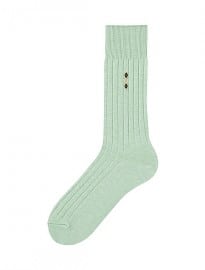Uniqlo Men Extra Fine Cotton One Point Patterned Socks