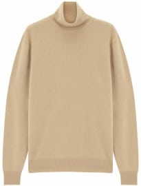 Jet 8 Sand Roll Neck Cashmere Jumper Sc97320
