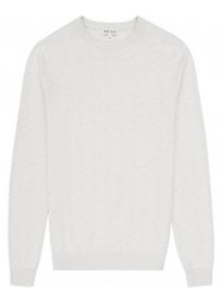 Reiss Jump Contrast Detail Jumper Grey