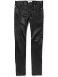 Saint Laurent Slim-fit Leather Trousers