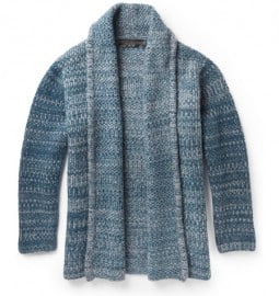 The Elder Statesman Striped Cashmere Cardigan