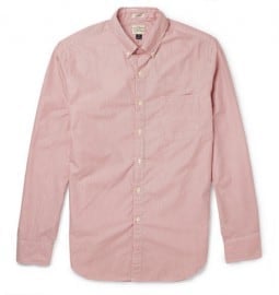 J.crew Button-down Collar Striped Washed-cotton Shirt