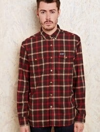 Penfield Kuffman Plaid Shirt In Red