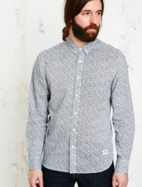 Penfield Banning Floral Shirt In Blue