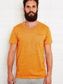 Selected Homme Penn Tee In Orange