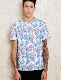 Worland Floral Tee In White