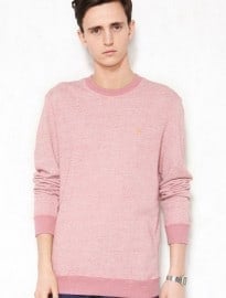 Farah Vintage Dempsy Raspberry Crew Sweatshirt