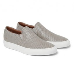 Common Projects Perforated Leather Slip-on Sneakers