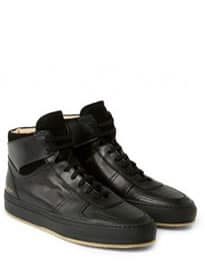 Common Projects Bball Leather High Top Sneakers