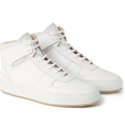 Common Projects Bball Leather High Top Sneakers