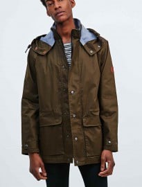 Native Youth Lightweight Technical Parka In Khaki