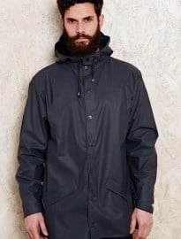 Rains Waterproof Rain Jacket In Navy