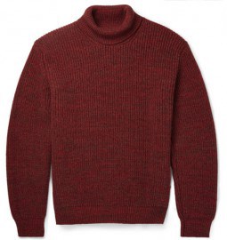 Richard James Ribbed-knit Wool Rollneck Sweater