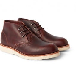 Red Wing Shoes Chukka Rubber-soled Leather Boots