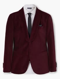 He By Mango Velvet Shawl Blazer