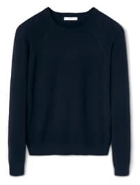 He By Mango Stripe Patterned Sweater