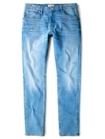 He By Mango Slim-fit Light Wash Tim Jeans