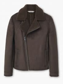 He By Mango Shearling-lined Jacket