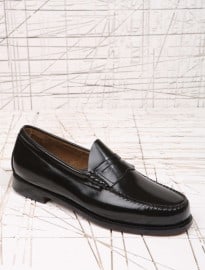 Bass Weejuns Larson Black Loafers