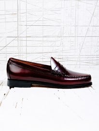 Bass Weejuns Larson Loafers In Burgundy