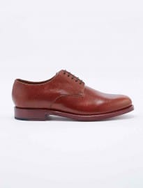 Grenson Finnegan Derby Shoes In Mahogany