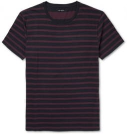 Club Monaco Striped Cotton-jersey T-shirt