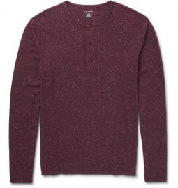 Club Monaco Cotton-blend Henley T-shirt
