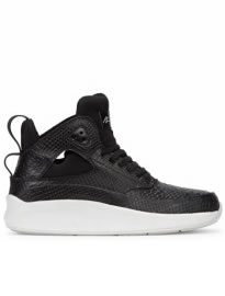 Article No Black Python Effect Leather Hi-top Trainers Sc111393
