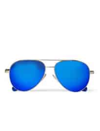 Cutler And Gross Mirrored Aviator Sunglasses