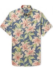 Polo Ralph Lauren Printed Linen And Cotton-blend Shirt