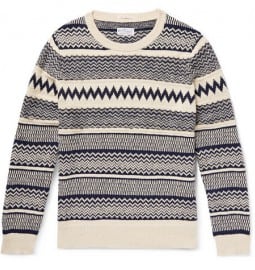 Gant Rugger Cotton Jacquard-knit Sweater