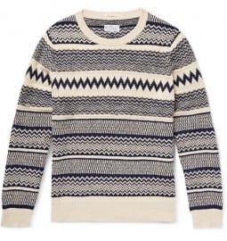 Gant Rugger Cotton Jacquard-knit Sweater