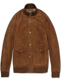 Hackett Suede Bomber Jacket
