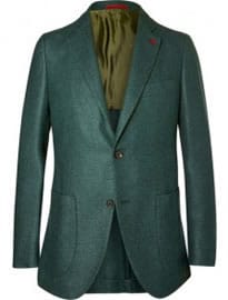 Isaia Wool And Silk-blend Blazer