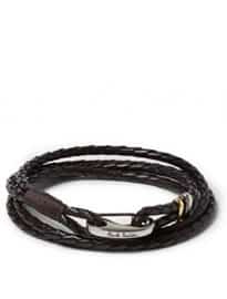 Paul Smith Shoes & Accessories Woven-leather Wrap Bracelet