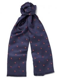 Paul Smith Shoes & Accessories Palm Tree Embroidered Scarf